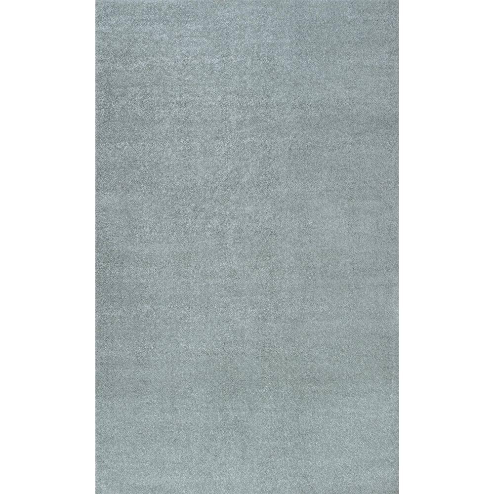 JONATHAN Y SEU100S-8 Haze Solid Low-Pile Light Blue 8 ft. x 10 ft. Area Rug, Coastal Bohemian, Pet Friendly, Stain Resistant, Easy to Clean, for Living Room; Kitchen, Bedroom