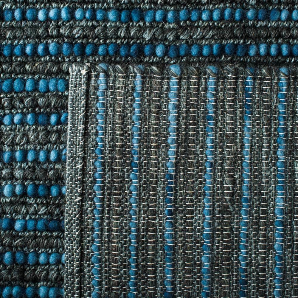 Bohemian BOH525 Hand Woven Area Rug - Dark Blue/Multi - 8'x10' - Safavieh.