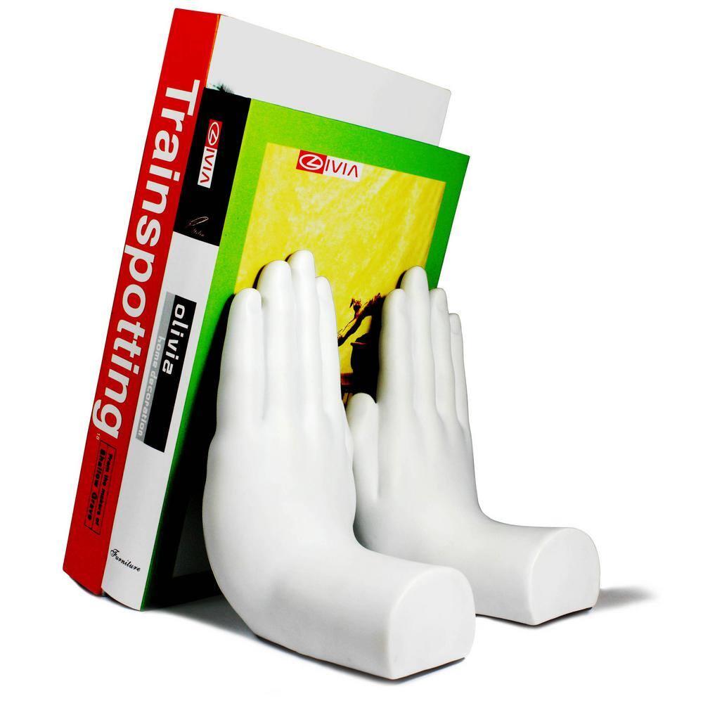 Wrought Studio™ Modern & Contemporary Resin Non-Skid Bookends (Set of 2)