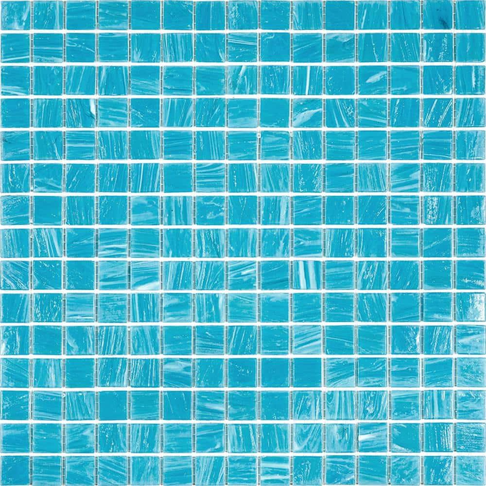 Celestial 0.8" x 0.8" Glass Grid Mosaic Wall & Floor Tile