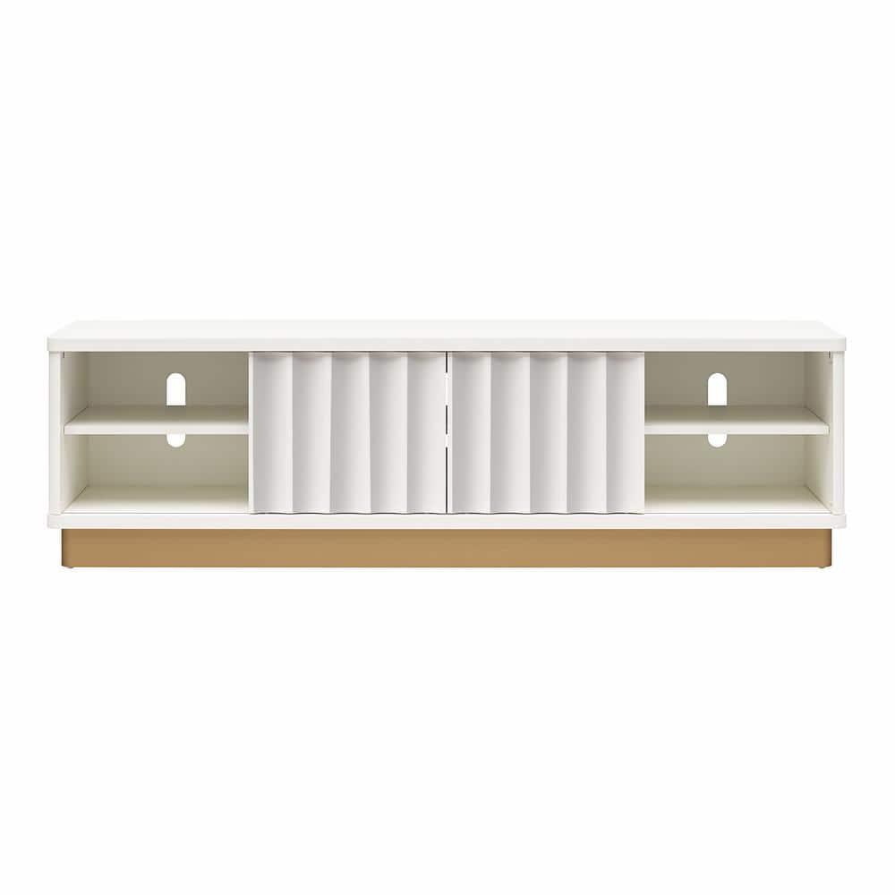 Rene Modern Scalloped TV Stand for TVs up to 65"