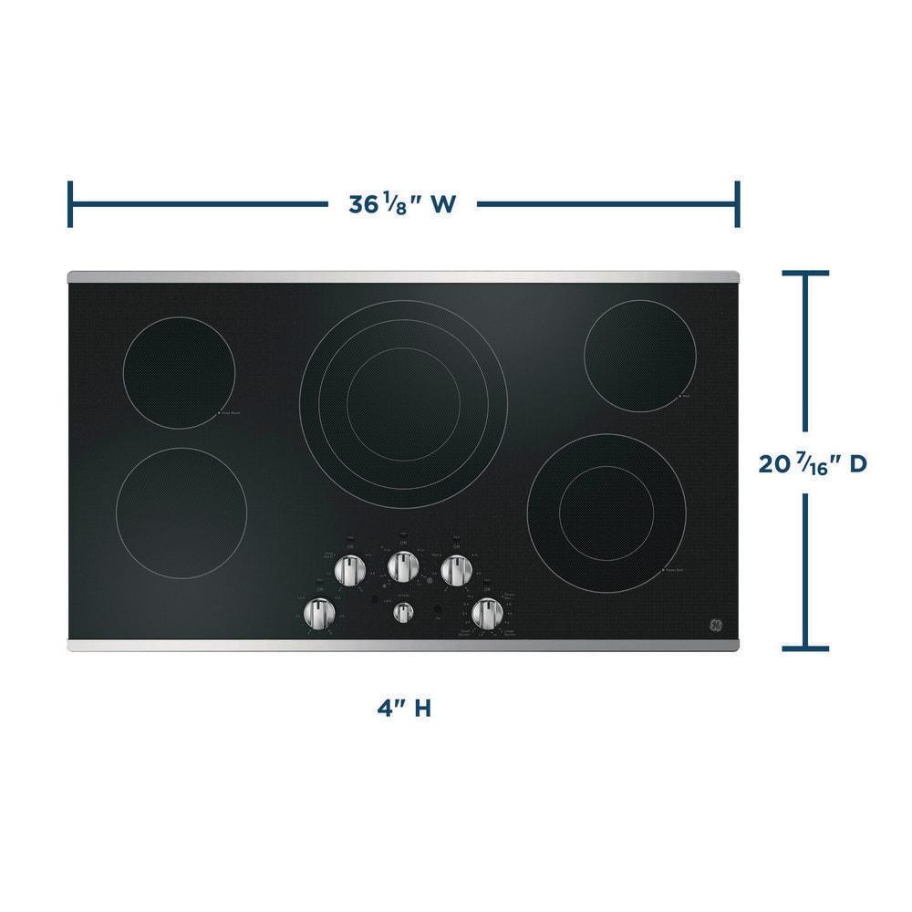 36.13" Electric Cooktop with 5 Elements