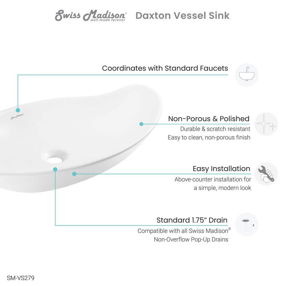 Swiss Madison SM-VS279 Daxton Vessel Sink