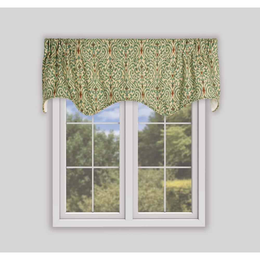 Ellis Curtain Harrington 2-Panels Cool Adjustable Window Tailored Panel Pair With Ties Lagoon