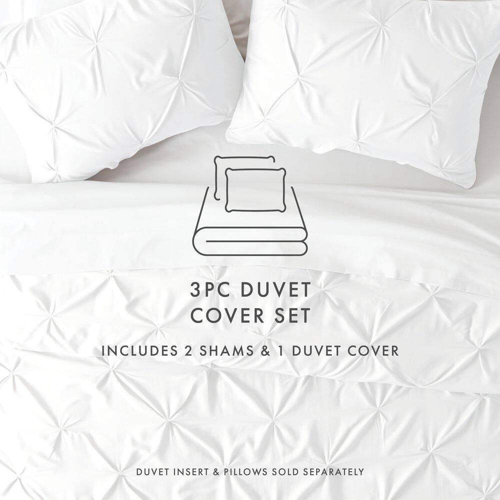 Becky Cameron Pinch Pleat Textured Duvet Cover Set