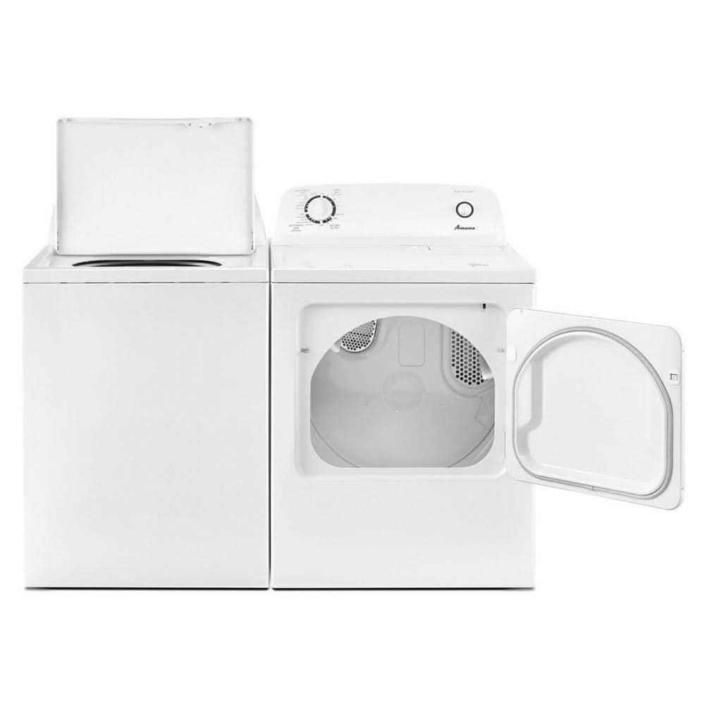Amana 6.5 cu ft 240 mV White Electric Automatic Dryer
