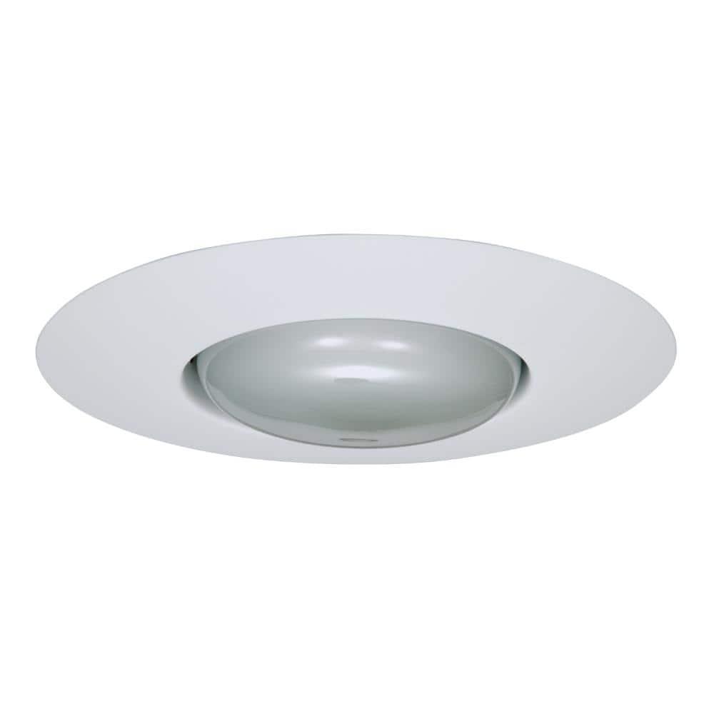 6'' White Open Recessed Trim