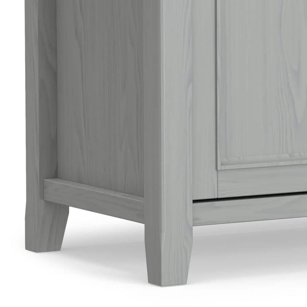 Simpli Home Amherst SOLID WOOD TV Media Stand  For TVs up to 60 inches