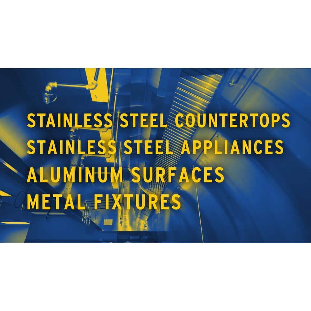 Stainless Steel Cleaner and Polish – Removes Fingerprints and Water Spots – 14 oz