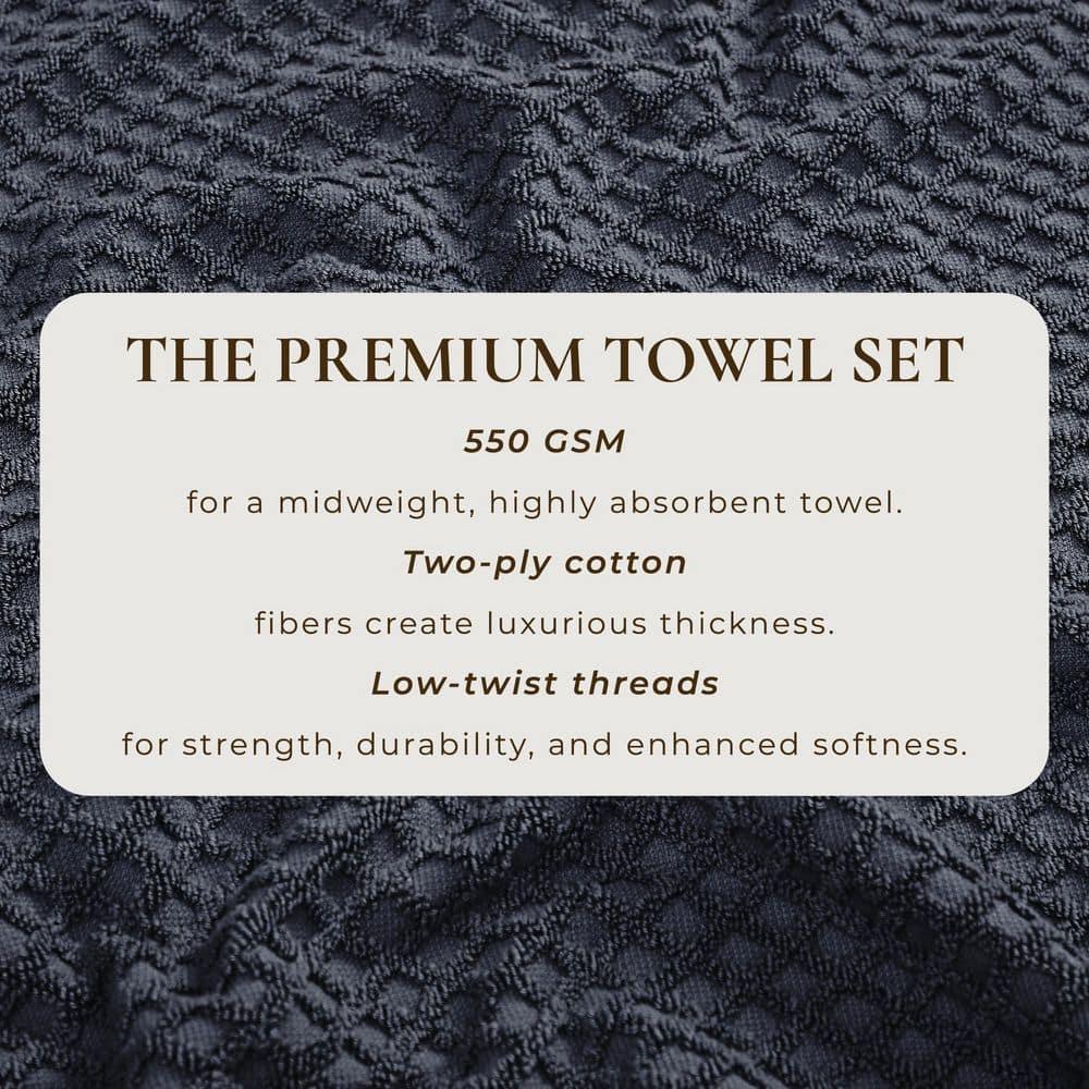 FreshFolds Ultra-Soft & Absorbent 100% Cotton Towel Set
