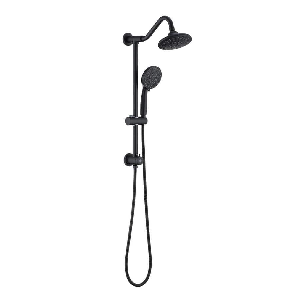 JASODI F09DHPYG9D 6 Inch High Pressure Rainfall Showerhead for Bath - Adjustable Swivel Shower Head