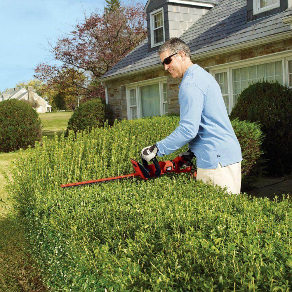 BLACK+DECKER HH2455 3.3 Amp HedgeHog 24" Hedge Trimmer with Rotating Handle