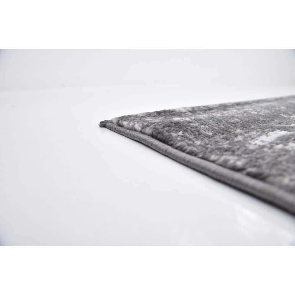 Unique Loom 7' 0 x 10' 0 Sofia Casino Dark Gray Area Rug