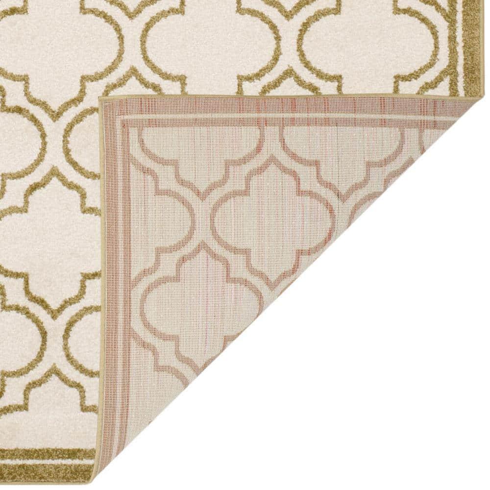 Amherst AMT412 Power Loomed Area Rug - Ivory/Light Green - 6'x9' - Safavieh.