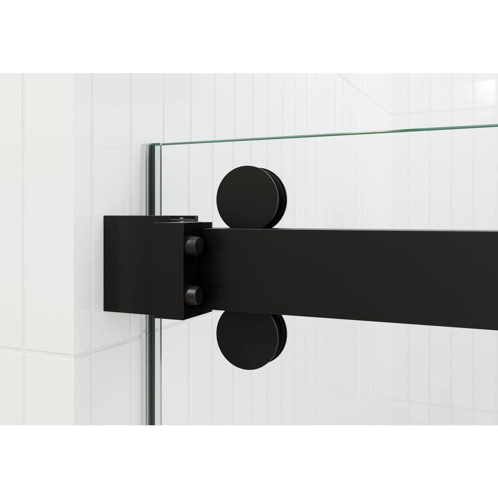 Polaris 60 in. x 60 in. Fully Frameless Sliding Bypass Bathtub Door