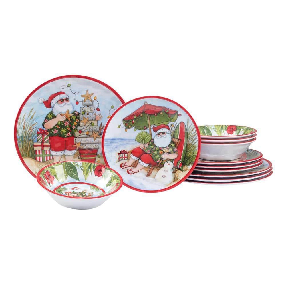 Santa's Wish 12 pc Dinnerware Set