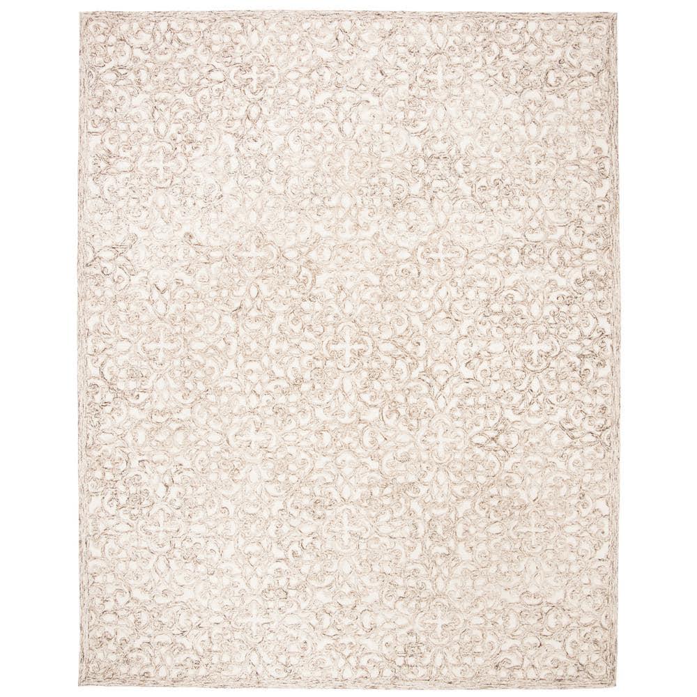 Trace TRC103 Hand Tufted Area Rug - Brown/Ivory - 8'x10' - Safavieh.