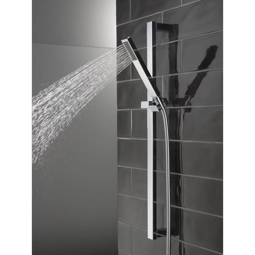 Vero Single Spray Hand Shower with Slide Bar, Handheld Shower Head, Slide Bar Hand Shower 1.75 GPM