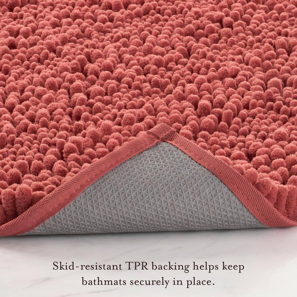 Laura Ashley Laura Ashley Astor Chenille 2 Pieces Non-Slip Bath Mat