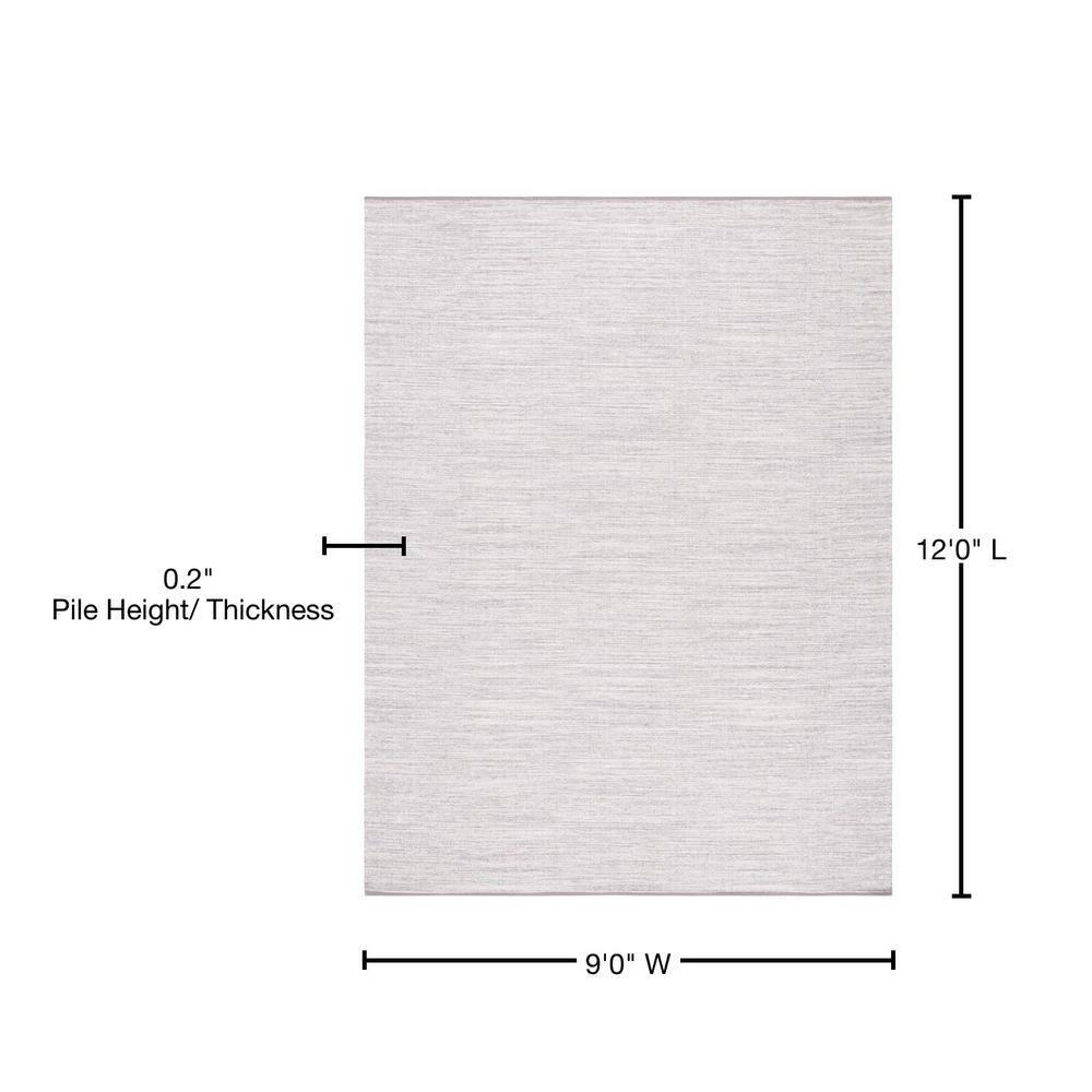 Montauk MTK250 Hand Woven, Flat Weave Indoor Area Rug - Silver - 9'x12' - Safavieh