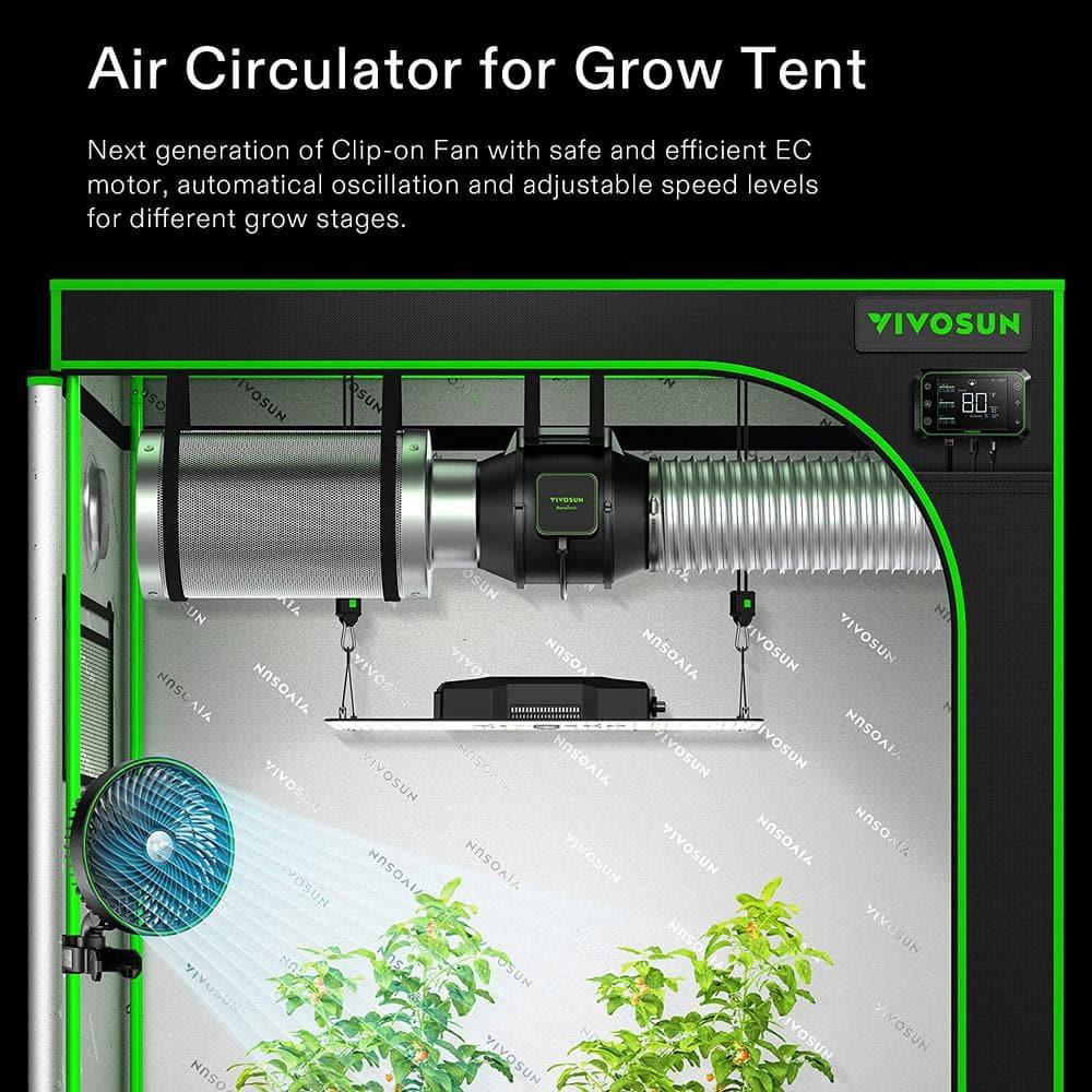 VIVOSUN AeroWave E6 6 in 10-Speed Smart Wi-Fi Clip On Fan