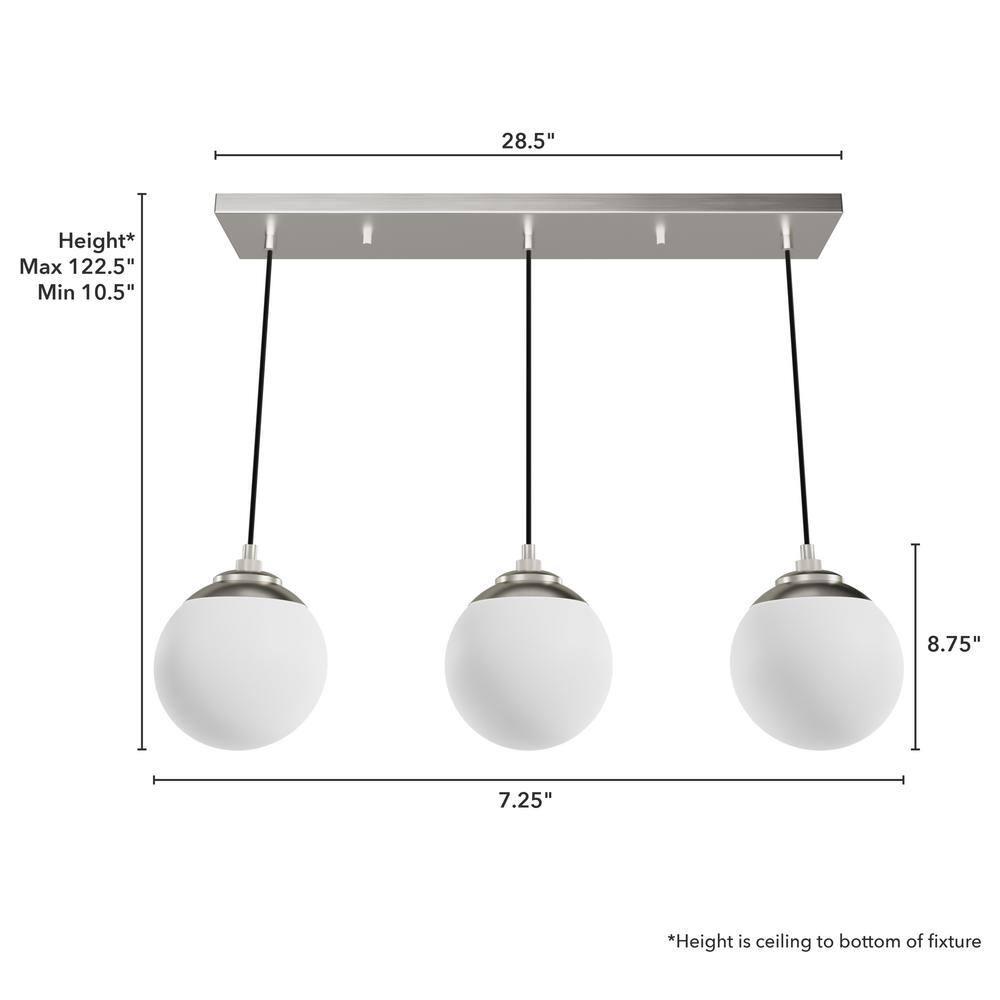 Hepburn 3 - Light Linear Globe Pendant