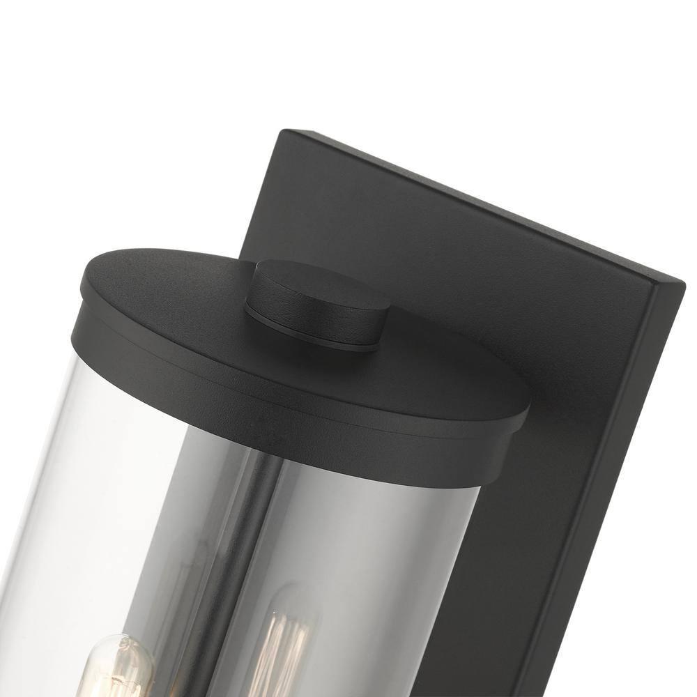Livex Lighting Hillcrest 2 - Light Wall Light in  Textured Black
