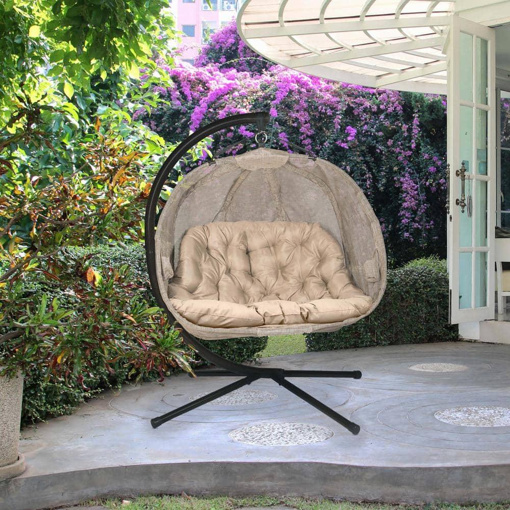 Wade Logan® Abdool Double Porch Swing with Stand
