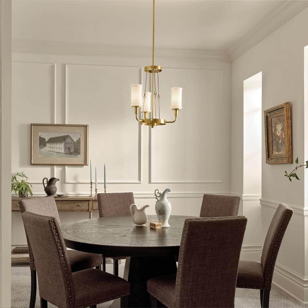 Kichler Lighting Vetivene 3 - Light Chandelier in  Natural Brass