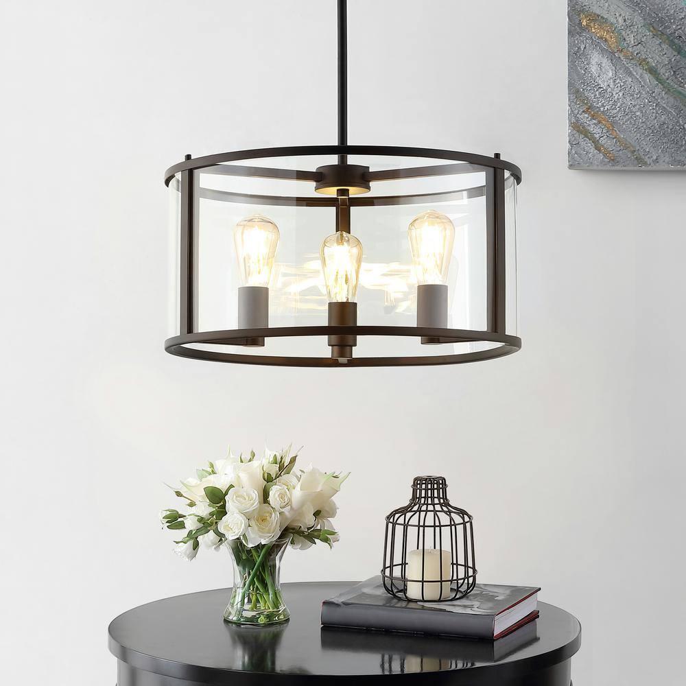 Relom 4 Light 16" Pendant - PND4121 - Bronze - Safavieh