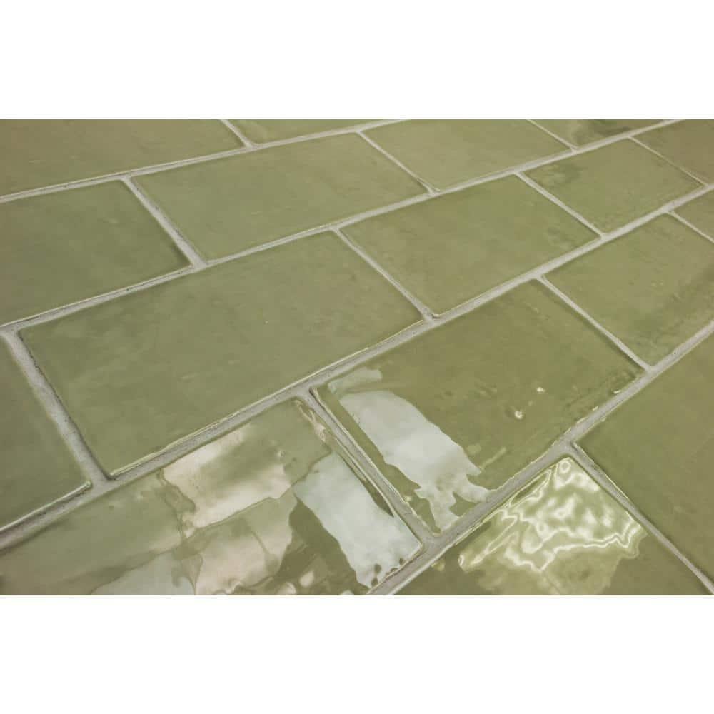 Barcelona 3x6 Blanco Polished Ceramic Subway Wall Tile (5.38 Sq. Ft. / Case)