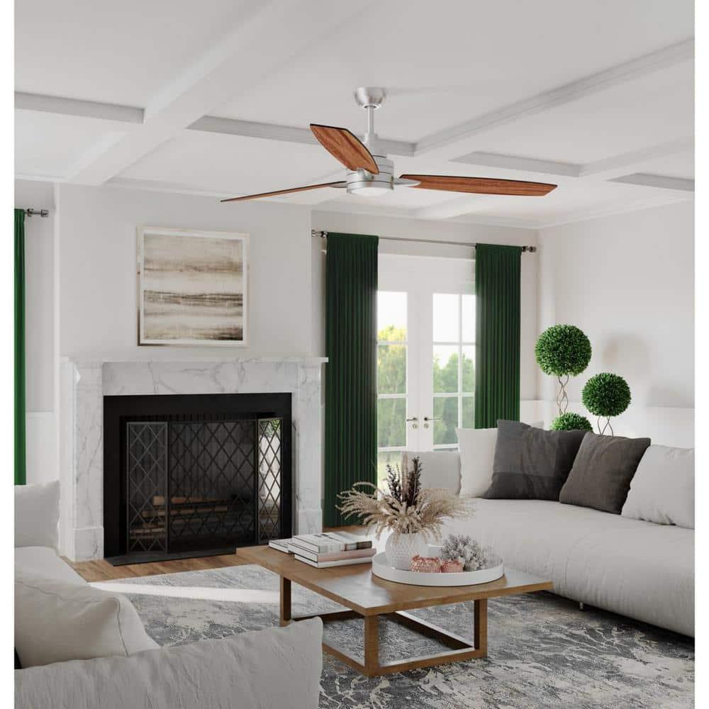 Graceful Collection 54" 5 Blade Fan w/ LED Light