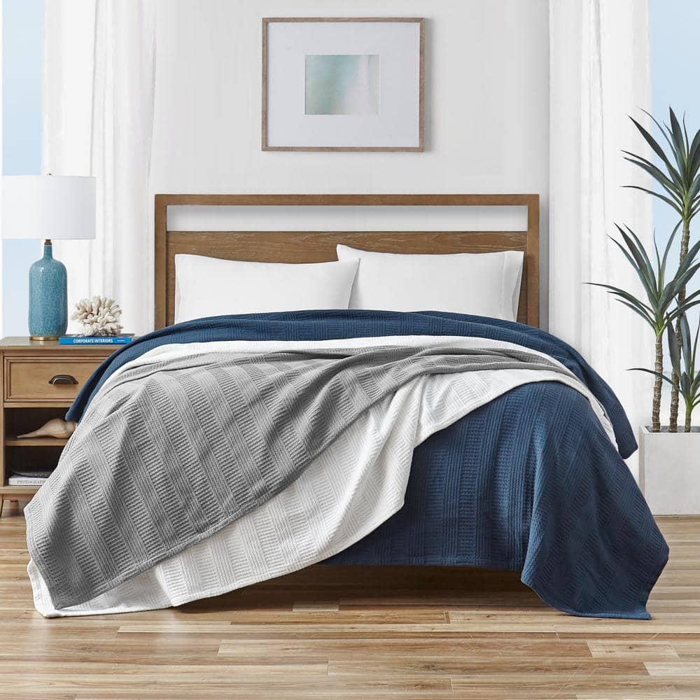 Nautica Rope Stripe Cotton Blanket