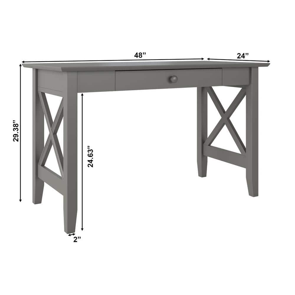 Lexi Desk with Drawer Grey