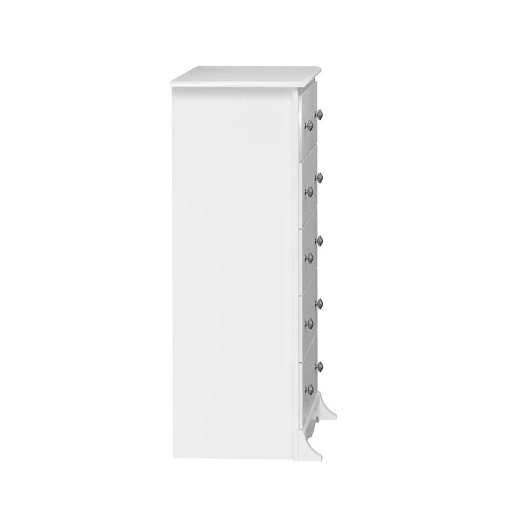 45.12" Monterey Vertical Dresser White - Prepac