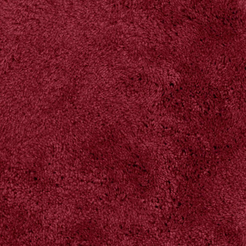 Garland Rug 3pc Finest Luxury Ultra Plush Washable Nylon Bath Rug Set Red : Microfiber, Machine Washable, Non-Slip Backing