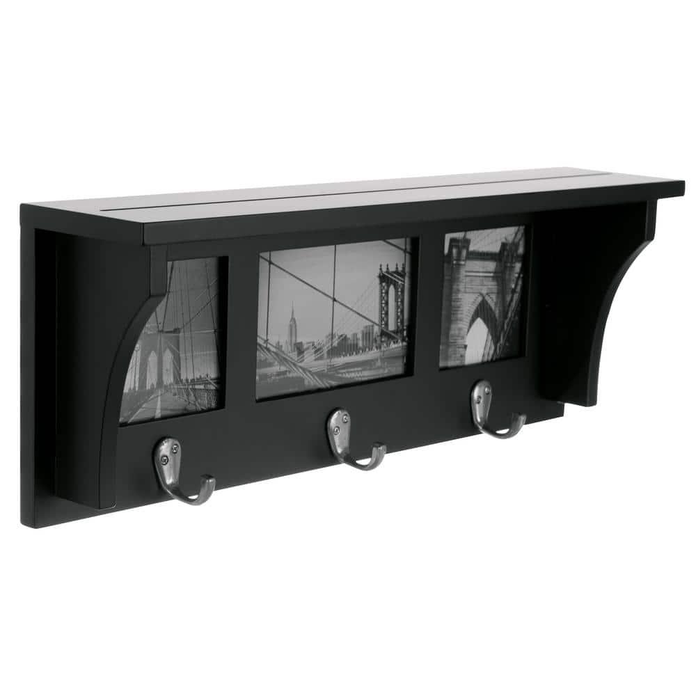 Winston Porter Lemire Wall 3 - Hook Wall Mounted Coat Rack