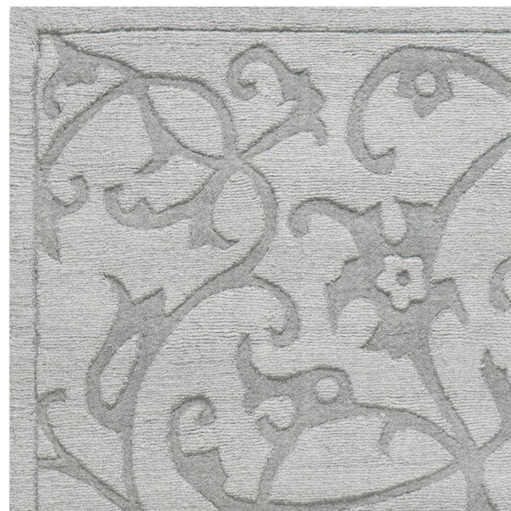 Impressions IM341 Hand Loomed Area Rug - Grey - 6'x9' - Safavieh.