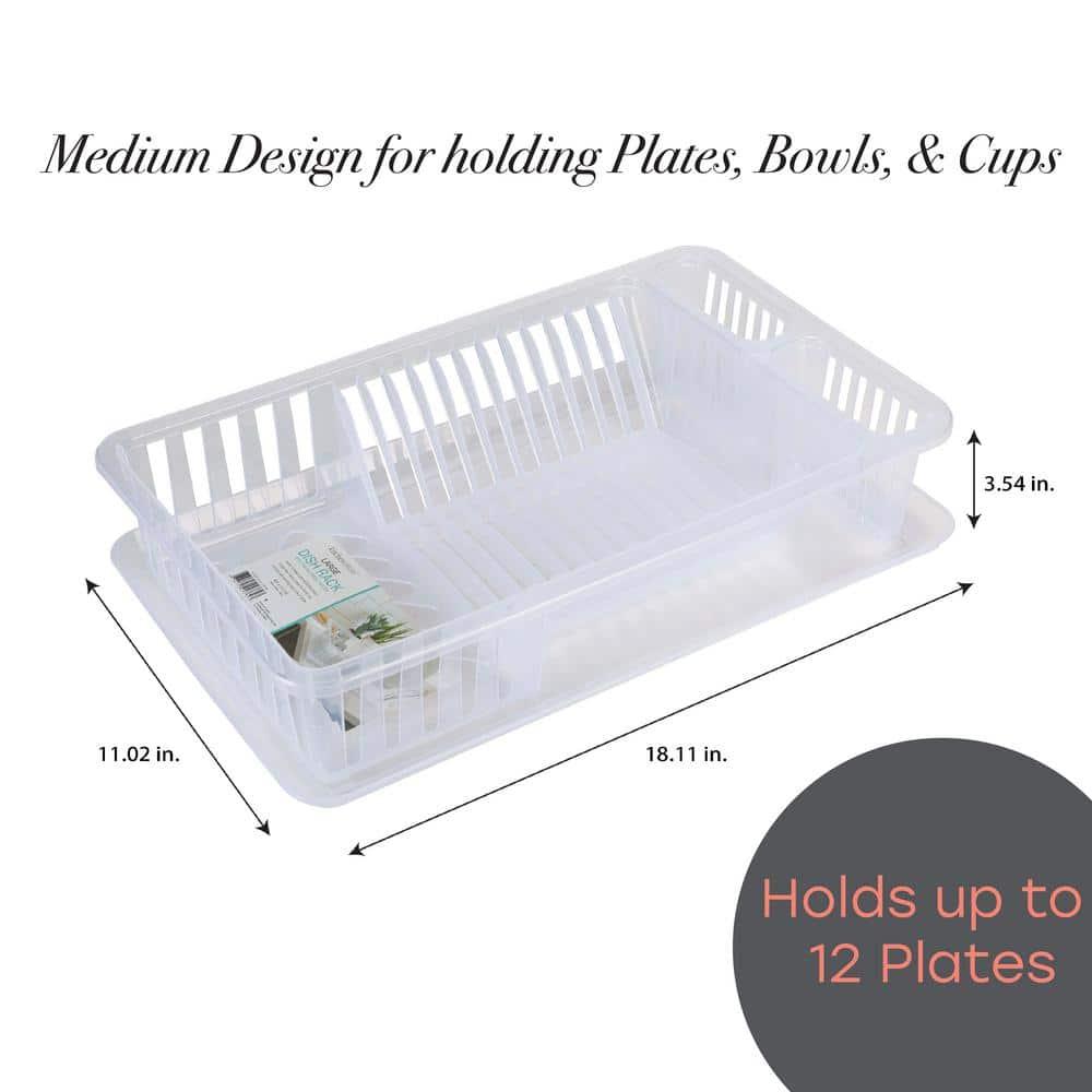 Kitchen Details Plastic In Sink Dish Rack