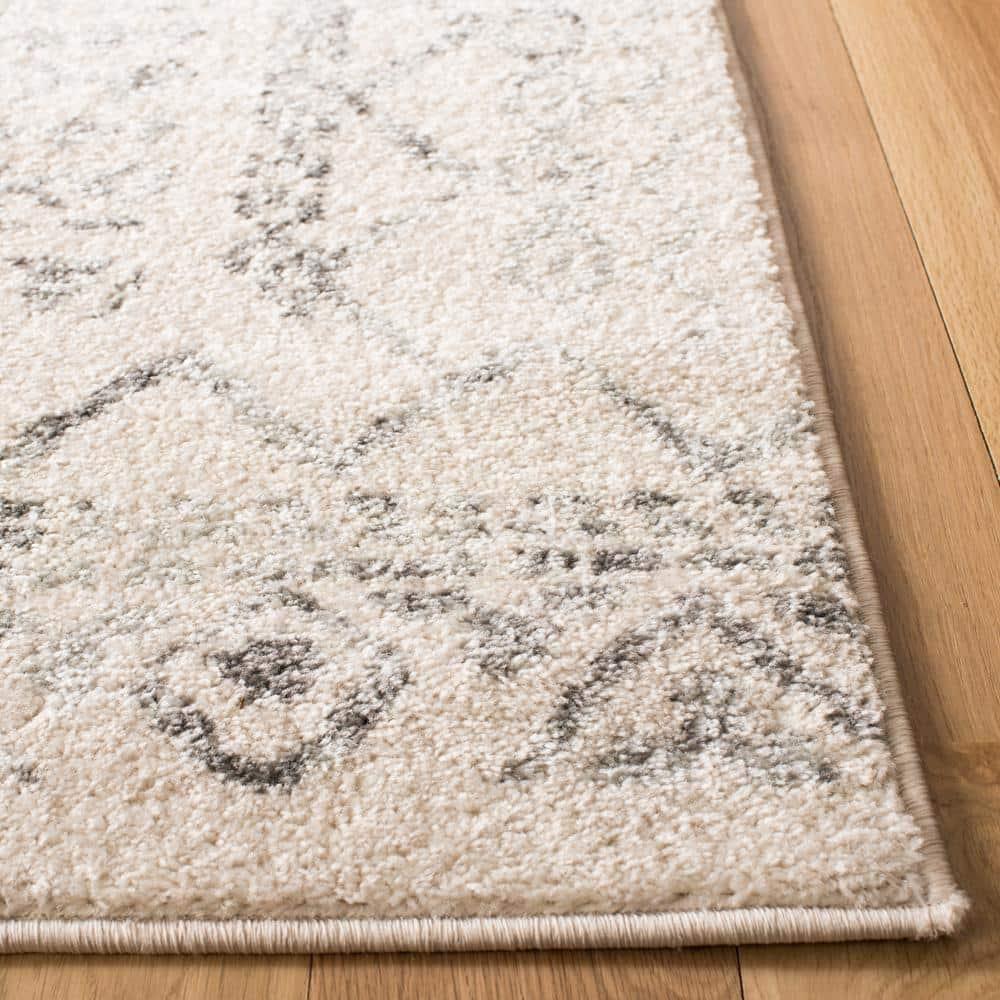 Tulum TUL268 Power Loomed Area Rug - Ivory/Grey - 8'x10' - Safavieh.