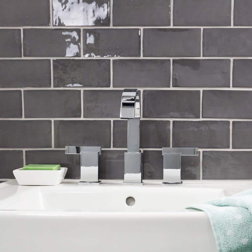 Barcelona 3x6 Blanco Polished Ceramic Subway Wall Tile (5.38 Sq. Ft. / Case)