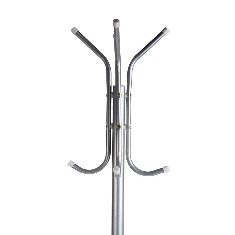 Mind Reader Mind Reader Coat Rack, Hall Tree, Freestanding, Coat Tree, Hat, Jacket, Purse, Metal, 14.75"L x 16.5"W x 69"H