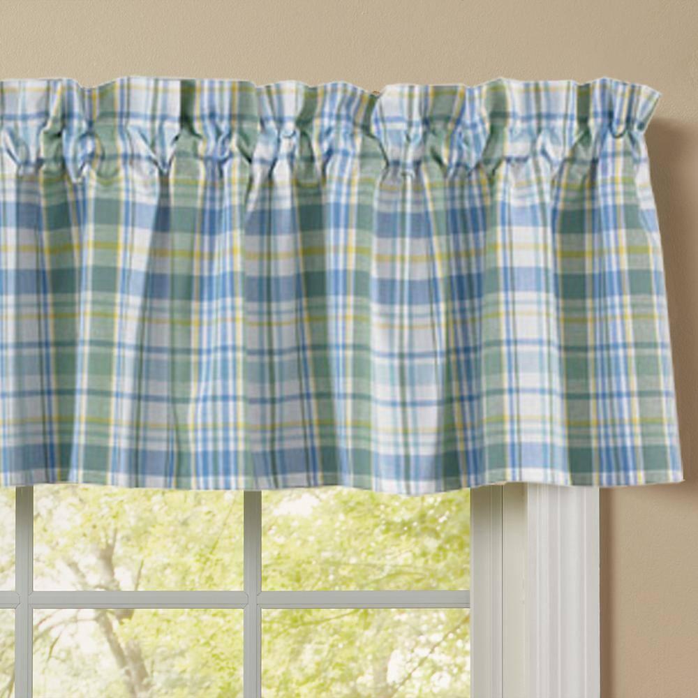 Park Designs Blue Sarasota Valance 14"L