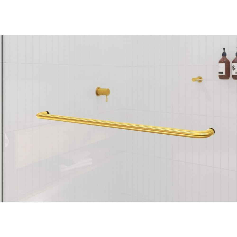 Polaris 60 in. x 66 in. Fully Frameless Sliding Bypass Bathtub Door