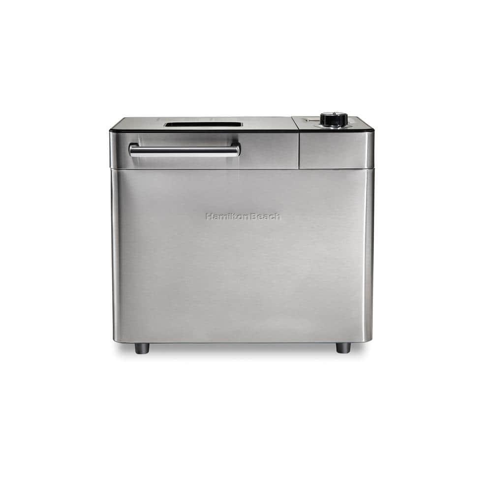 Hamilton Beach Premium Bread Make Machiner, Auto Fruit and Nut Dispenser, 21 Settings, Stainless Steel