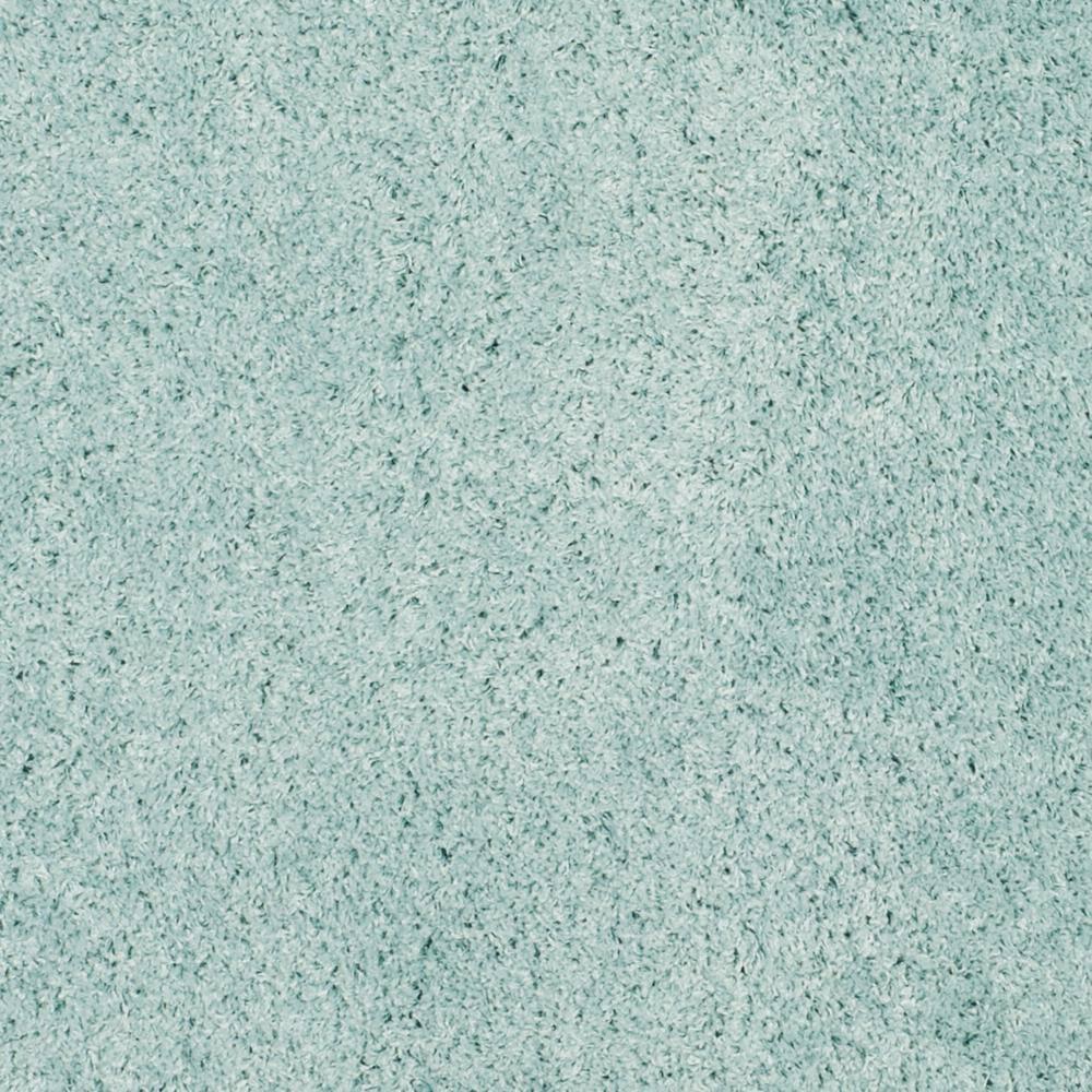Laguna Shag SGL303 Power Loomed Indoor Area Rug - Light Blue - 6'7"x6'7" - Safavieh.