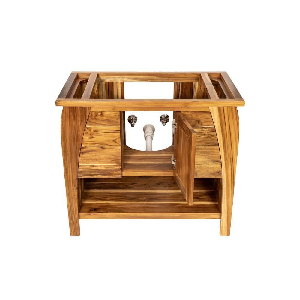 EcoDecors Tranquility by EcoDecors, 36", Teak Bathroom Vanity, Wood Bathroom Vanity, Bathroom Vanity Cabinet, Vanity Bathroom