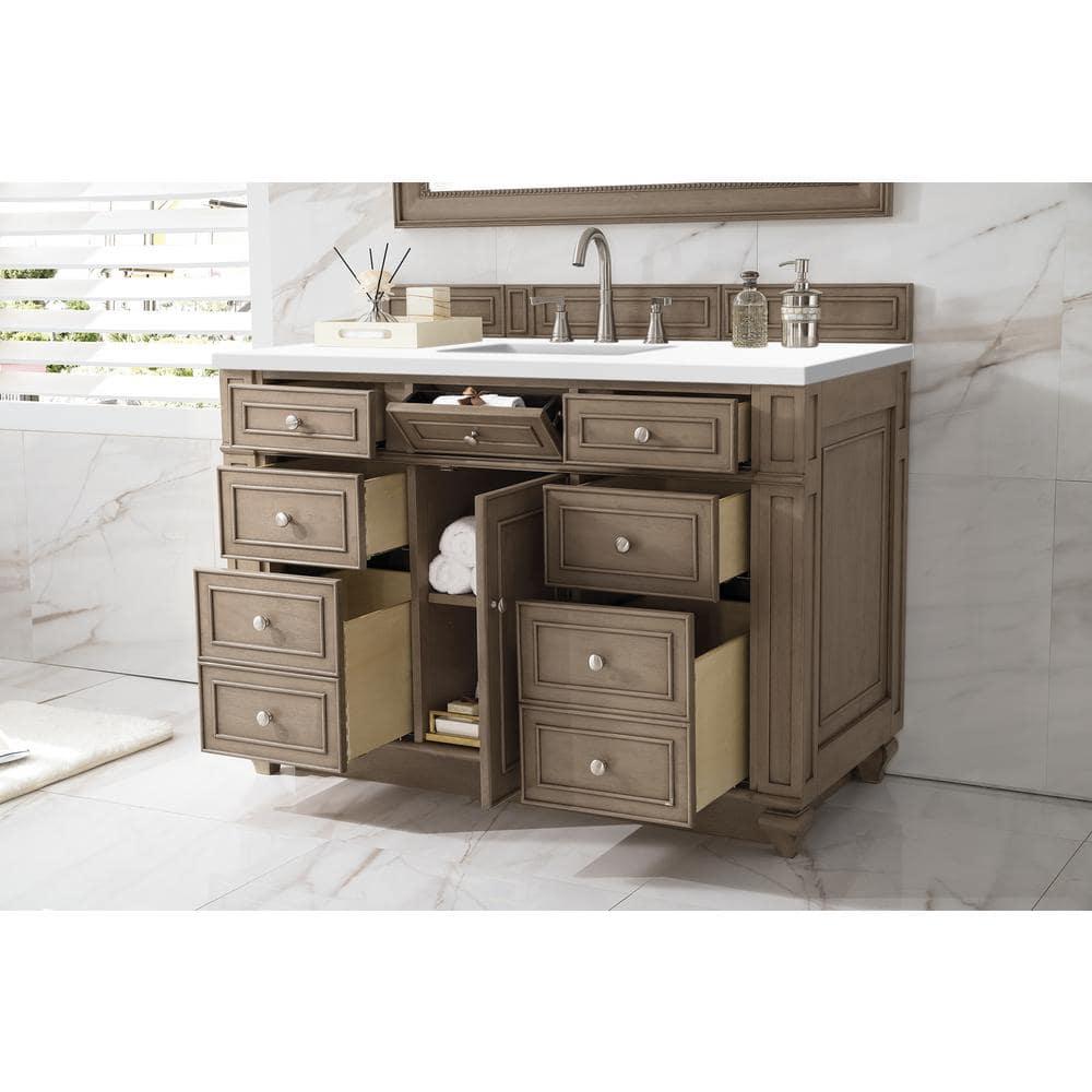 James Martin Vanities 157-V48 Bristol 48" Single Basin Hardwood Vanity Cabinet Only - Wood