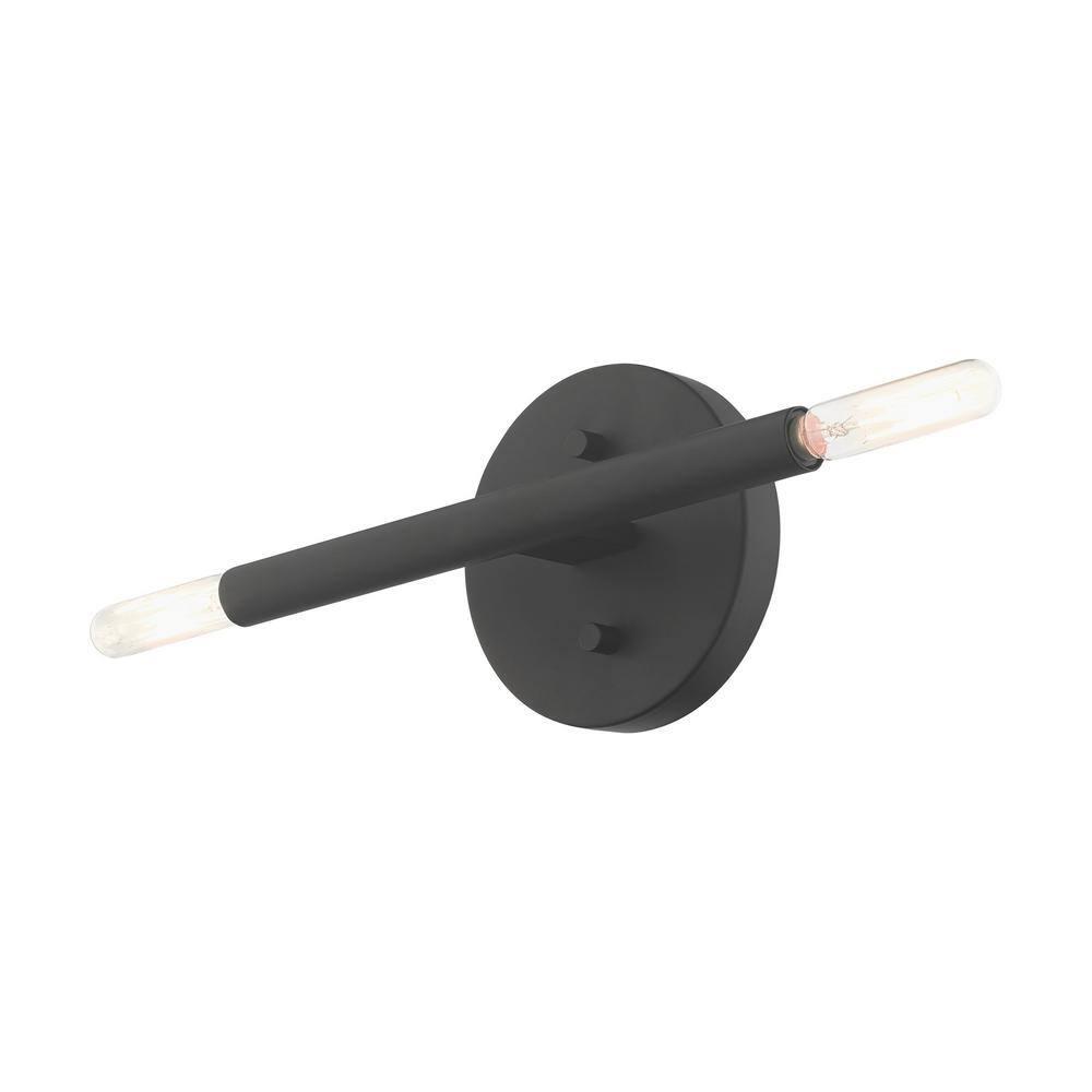 Livex Lighting Copenhagen 2 - Light Wall Light in  Black