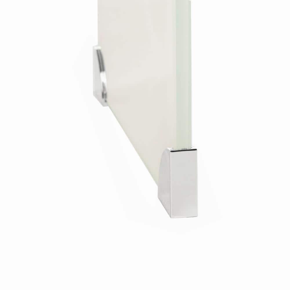 Crysta Ombre Glass Console Table - Clear/White - Safavieh